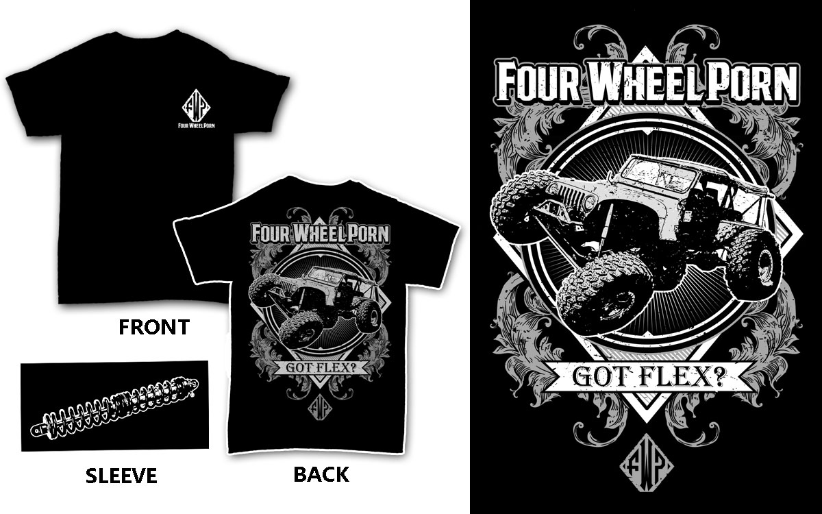 Design de T-shirt par WRboy pour Fourwheelporn | Design #4810438