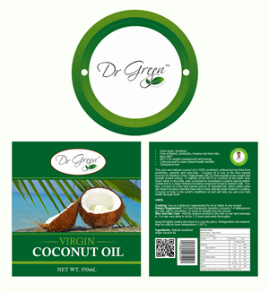 Virgin Coconut Oil Packaging | Diseño de Empaque por NatPearlDesigns