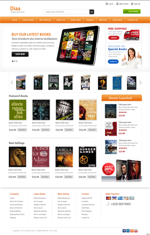 Web Design by pb for this project | Design: #1357011