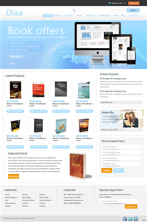 Web Design by pb for this project | Design: #1362223