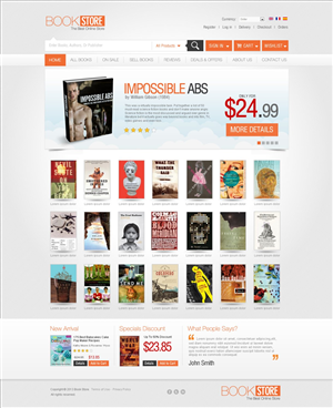 E-commerce portal dedicated for selling books | Web Design by TechWise