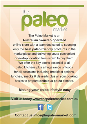 Poster for The Paleo Market | Diseño de Póster por Soula Vetter