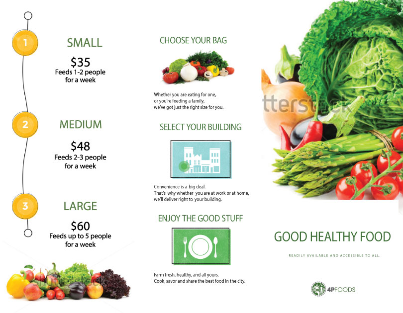 Flyer Design by Rose Mari for 4P Foods | Design #4809737