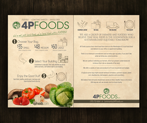 Flyer Design by Brian Ellis for 4P Foods | Design: #4822362
