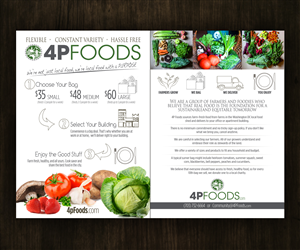 Flyer Design by Brian Ellis for 4P Foods | Design: #4822821