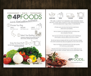 Flyer Design by Brian Ellis for 4P Foods | Design: #4881710