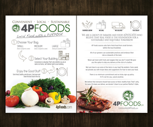 Flyer Design by Brian Ellis for 4P Foods | Design: #4882182