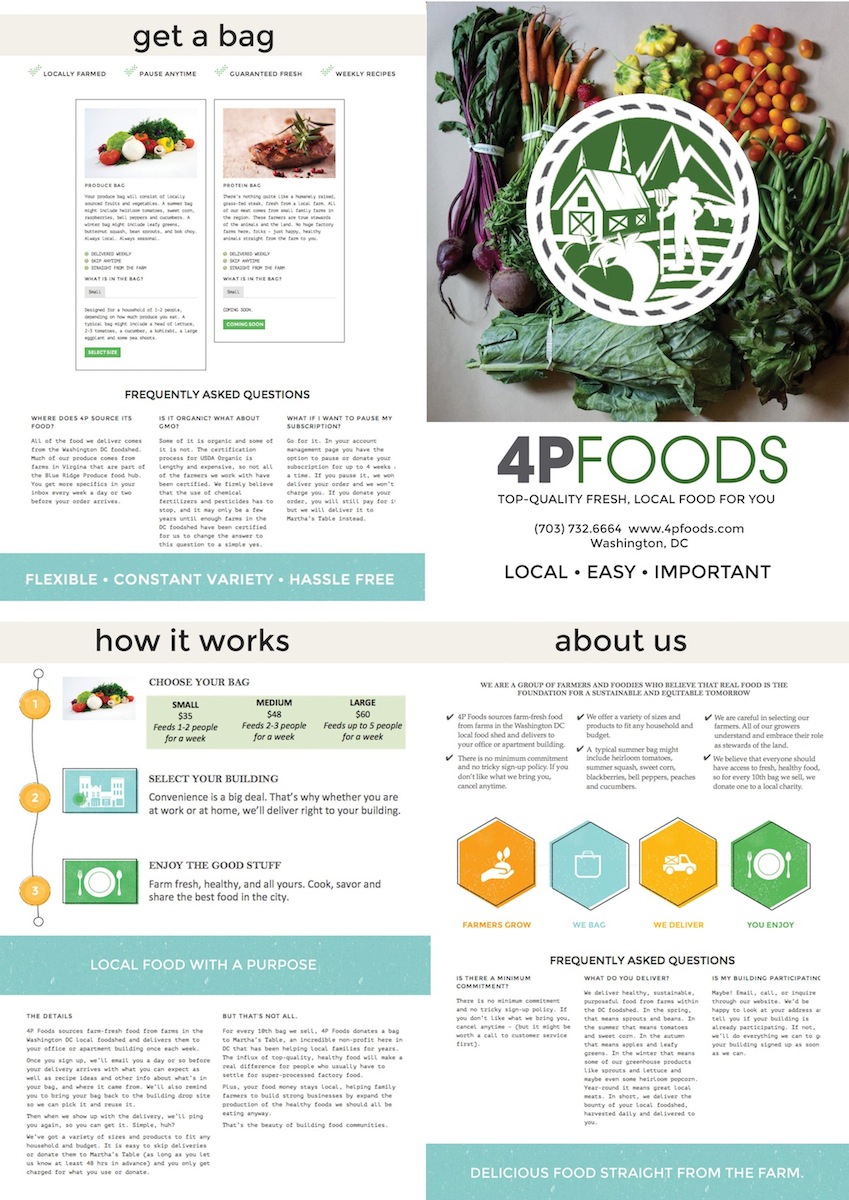 Flyer Design by Verafi for 4P Foods | Design #4813962