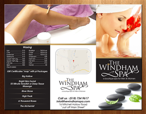 Diseño de Brochure por theblueart para The Windham Spa | Diseño: #4803503