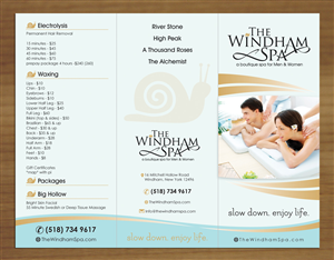Diseño de Brochure por Sbss para The Windham Spa | Diseño: #4797298