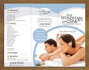 Diseño de Brochure por Sbss para The Windham Spa | Diseño: #4801565