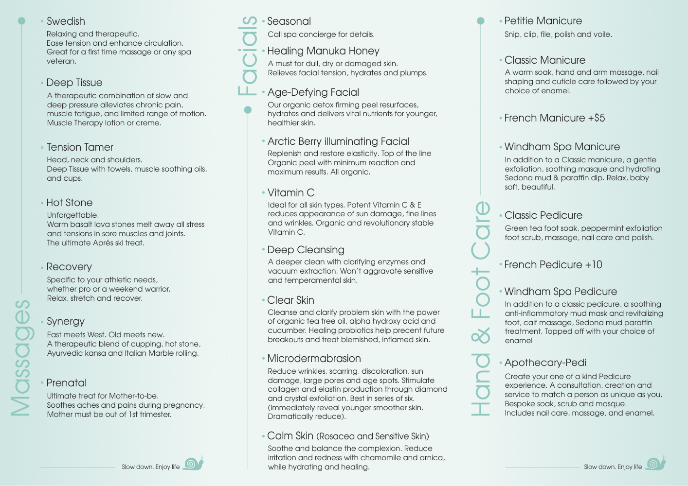 Brochure Design by dejan_dzamtovski for The Windham Spa | Design #4796734