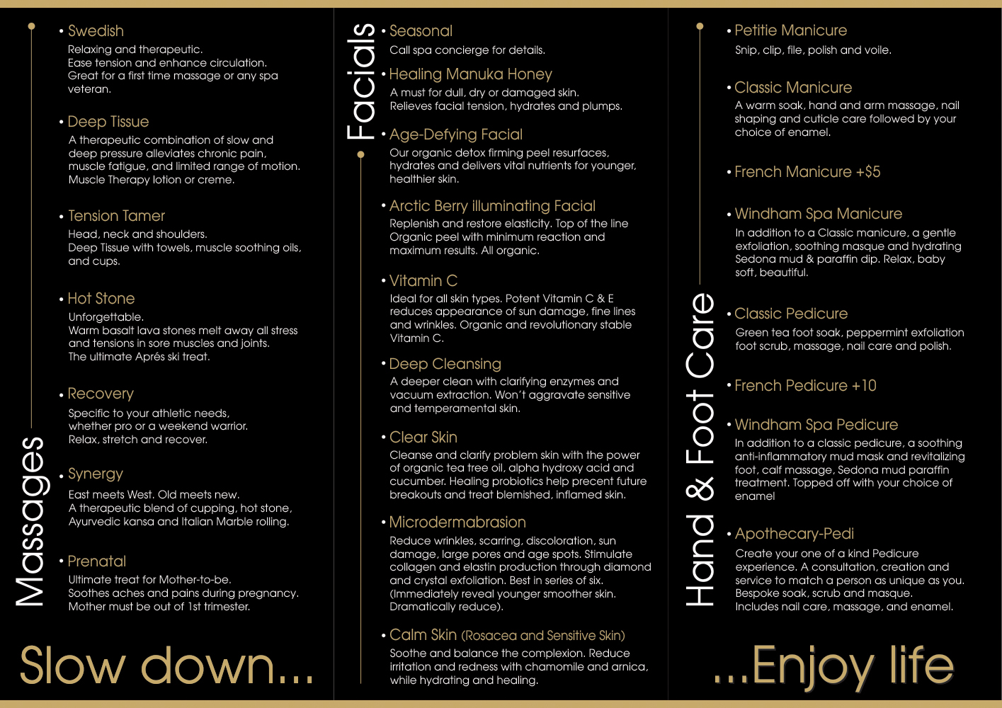 Diseño de Brochure por dejan_dzamtovski para The Windham Spa | Diseño #4803003