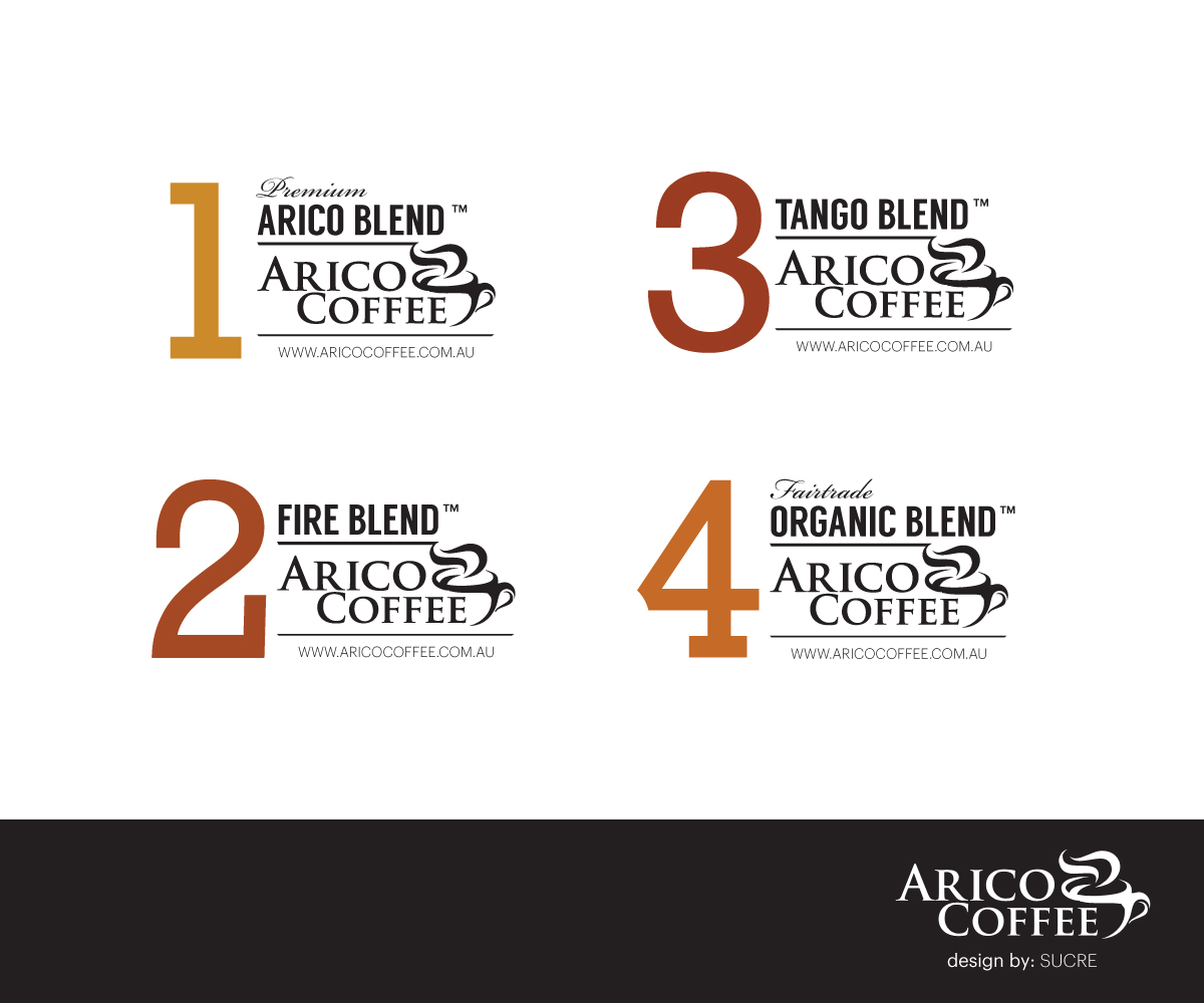 Packaging Design by Sucre for Arico Coffee Pty Ltd | Design #4801079