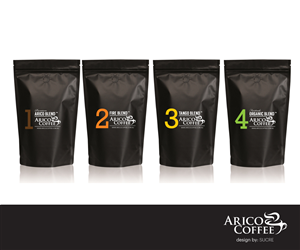 Packaging Design by Sucre for Arico Coffee Pty Ltd | Design: #4806954