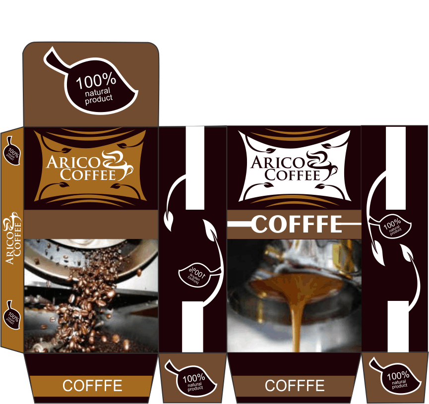 Packaging Design by microswiftsoft for Arico Coffee Pty Ltd | Design #4851788
