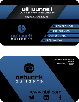 Card Design by TedAtkinson for Network Builders IT | Design: #4781751