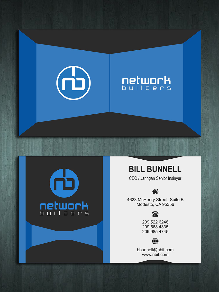 Card Design by Danang Prastiawan for Network Builders IT | Design #4782348