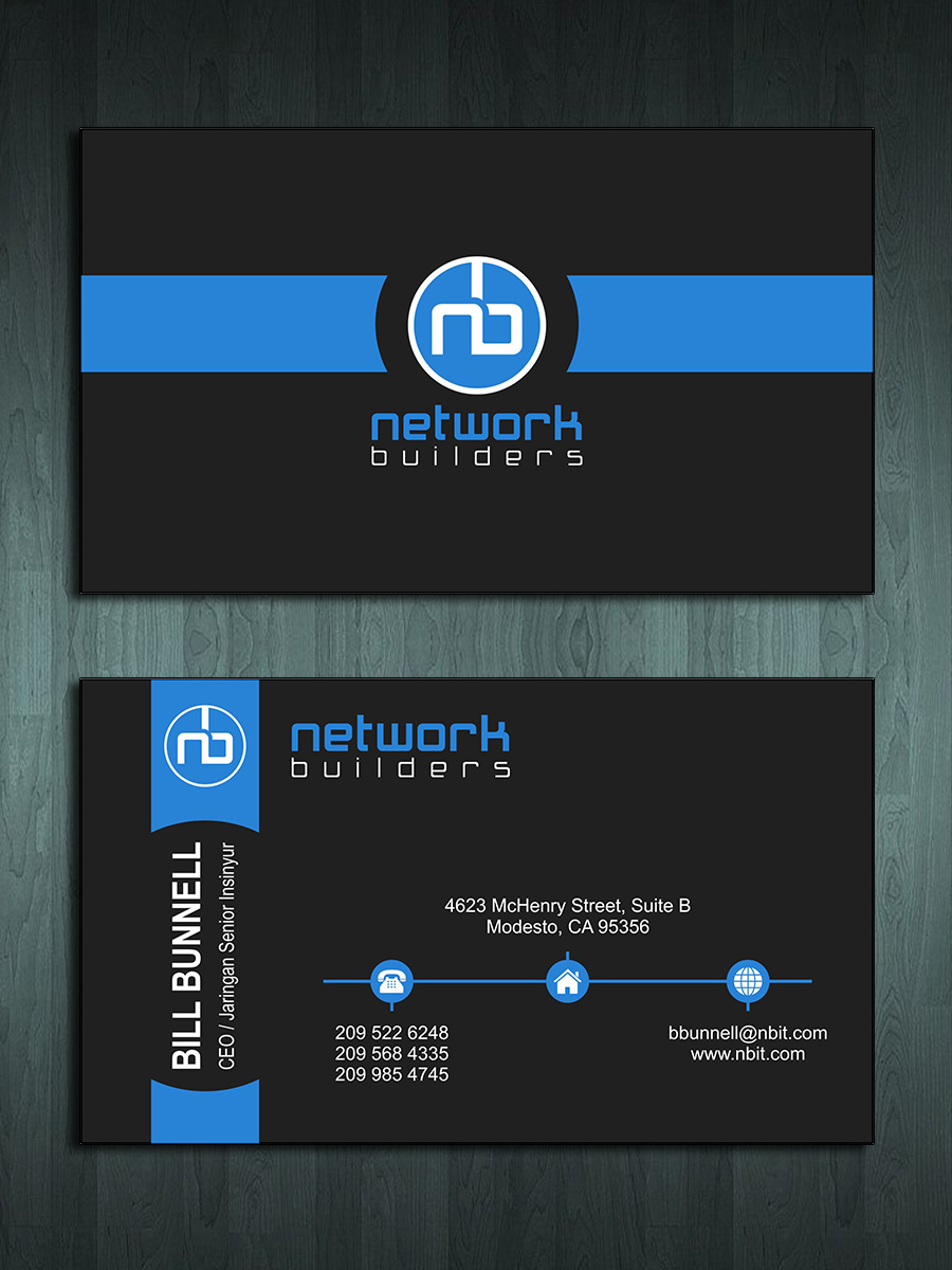 Card Design by Danang Prastiawan for Network Builders IT | Design #4782358