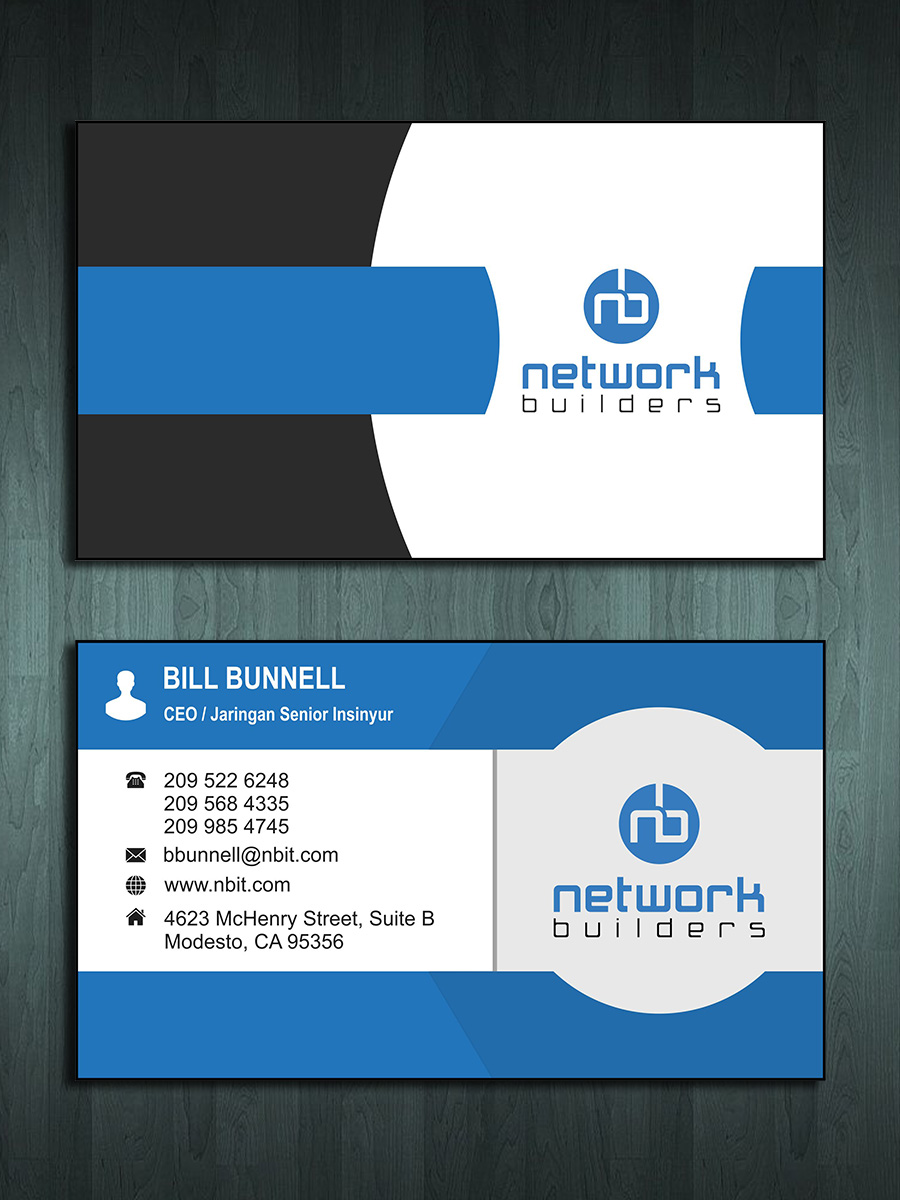 Karten-Design von Danang Prastiawan für Network Builders IT | Design #4783087