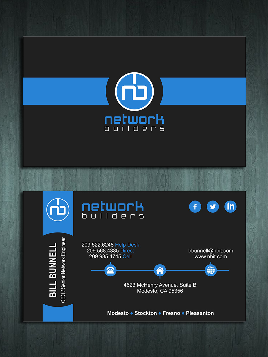 Karten-Design von Danang Prastiawan für Network Builders IT | Design #4783835