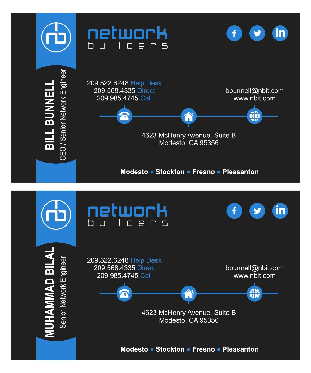 Karten-Design von Danang Prastiawan für Network Builders IT | Design #4783866