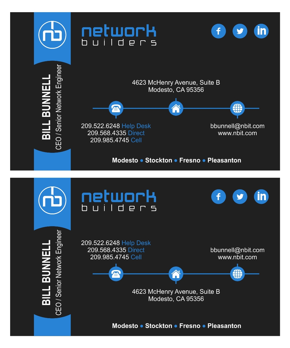 Karten-Design von Danang Prastiawan für Network Builders IT | Design #4784007
