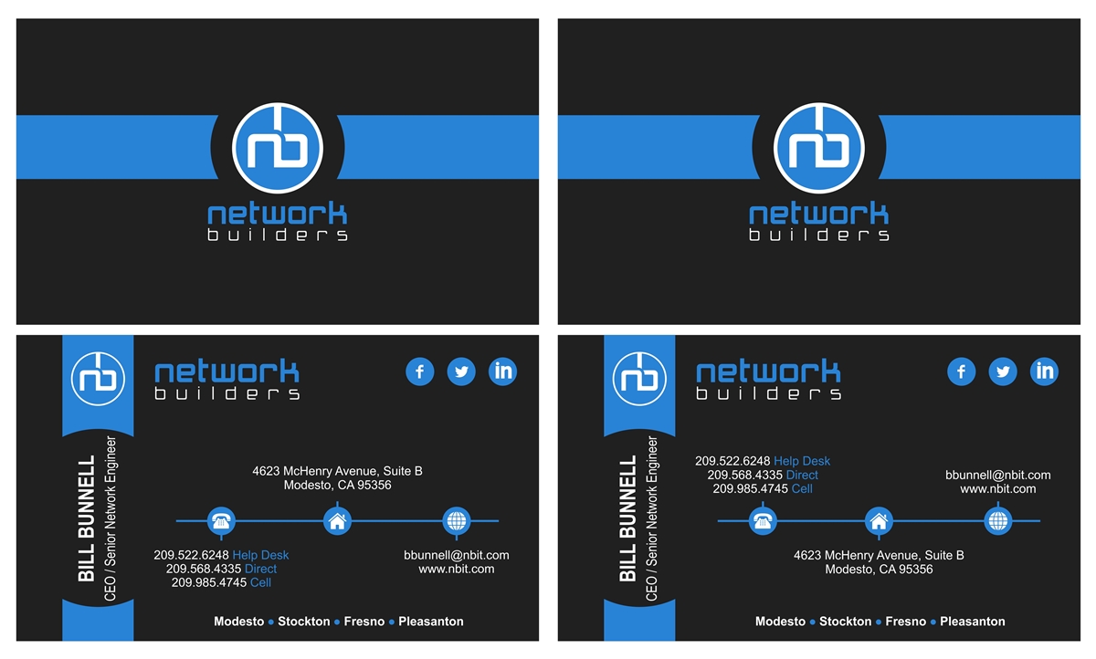 Karten-Design von Danang Prastiawan für Network Builders IT | Design #4784126