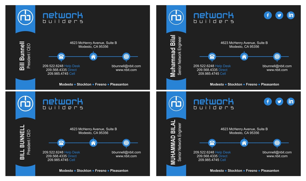 Karten-Design von Danang Prastiawan für Network Builders IT | Design #4784824