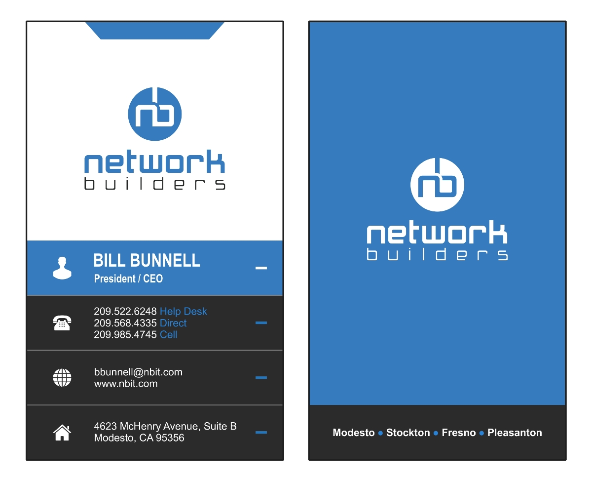 Karten-Design von Danang Prastiawan für Network Builders IT | Design #4785105