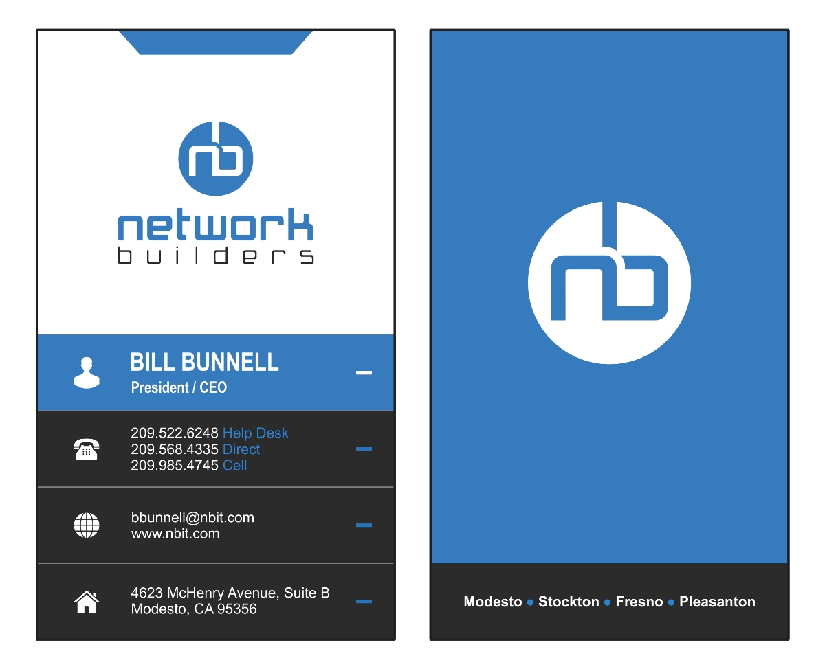 Karten-Design von Danang Prastiawan für Network Builders IT | Design #4786485