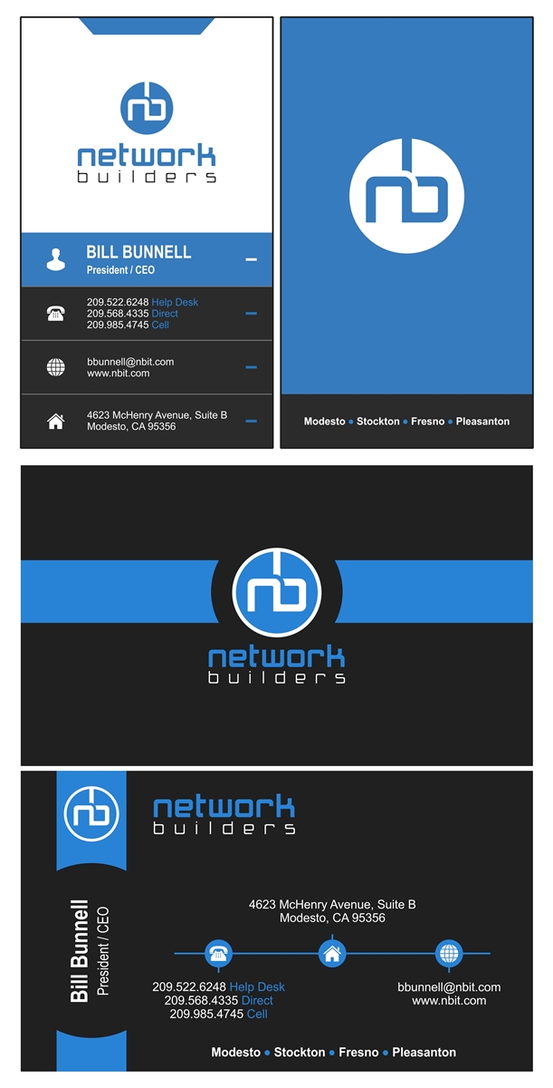 Karten-Design von Danang Prastiawan für Network Builders IT | Design #4786525