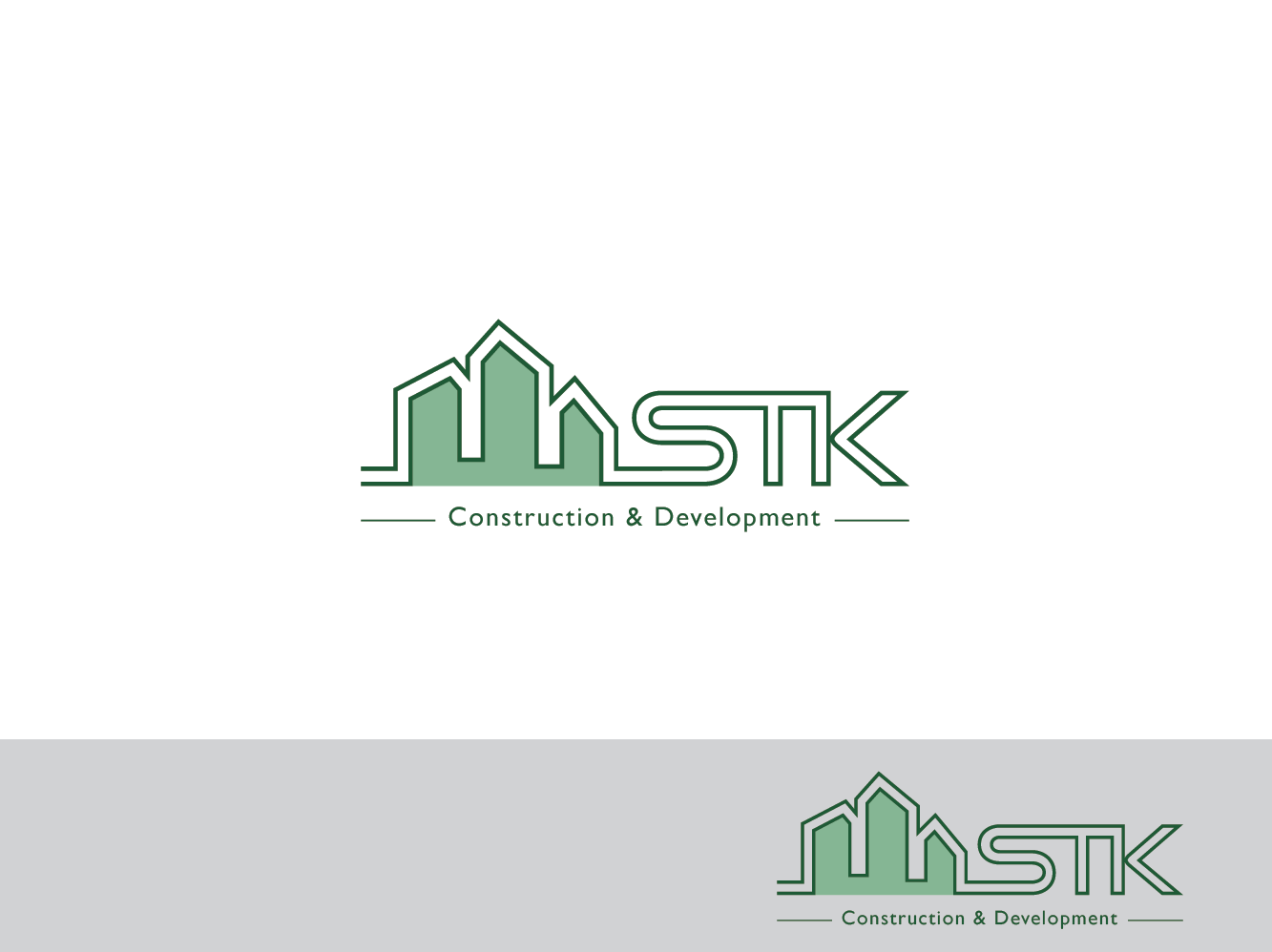 Logo Design by dhamkith for STK Construction & Development | Design #4837913
