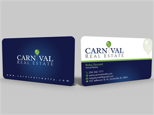 Business Card Design by Hardcore Design for Carnival Real Estate | Design: #4817505