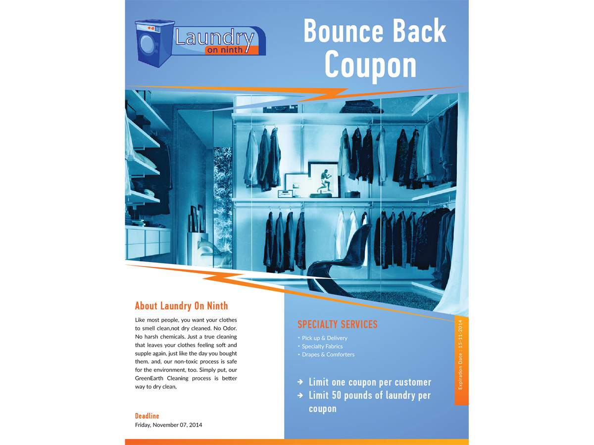 Bounce back coupons advertising