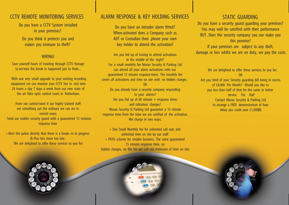 Brochure Design by ganz abecia for Moran Security Ltd | Design #234091