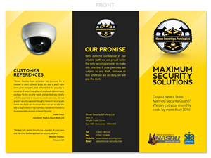 Brochure Design by Allon for Moran Security Ltd | Design #231739