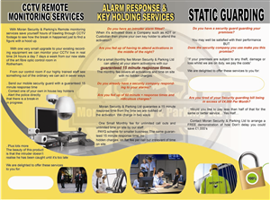 Brochure Design by ZT Graphic Designers for Moran Security Ltd | Design: #232446