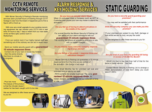 Brochure Design by ZT Graphic Designers for Moran Security Ltd | Design #234098
