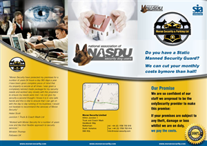 Brochure Design by sabisabina for Moran Security Ltd | Design #234906