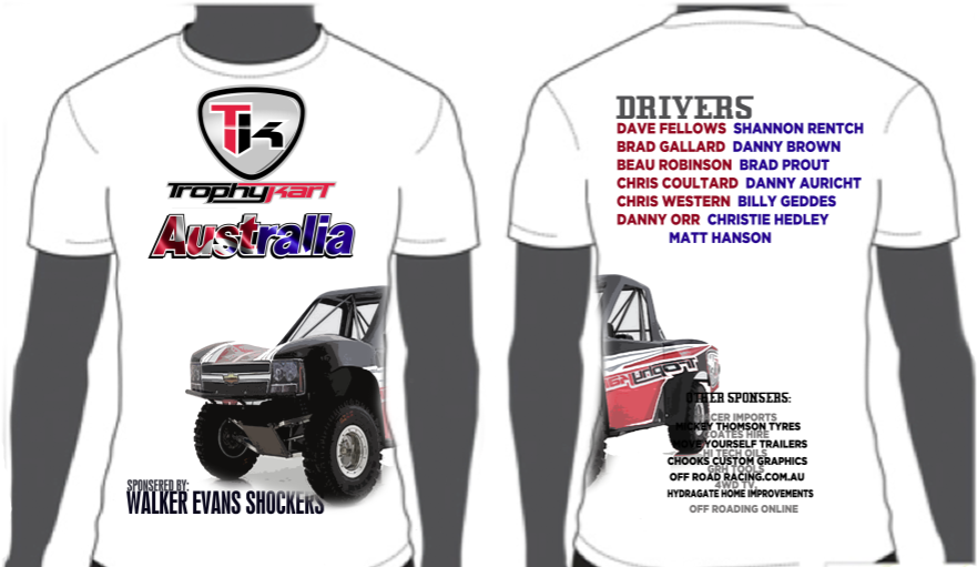 T-shirt Design by Annykimx for TROPHYKART AUSTRALIA | Design #1470795
