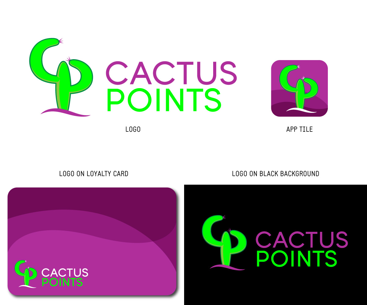 Logo Design by zephyr for CACTUS POINTS | Design #1457252