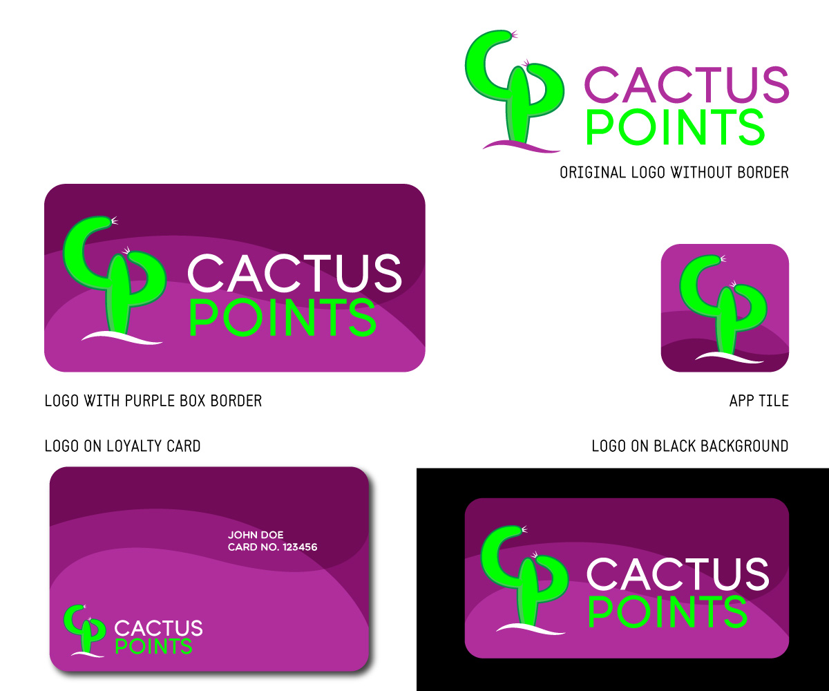 Logo Design by zephyr for CACTUS POINTS | Design #1459002