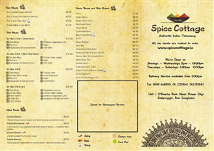 Menu Design by 3to1designservices