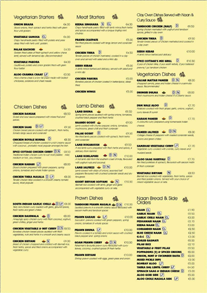 Menu Design by 3to1designservices for SPICE COTTAGE | Design #4980584