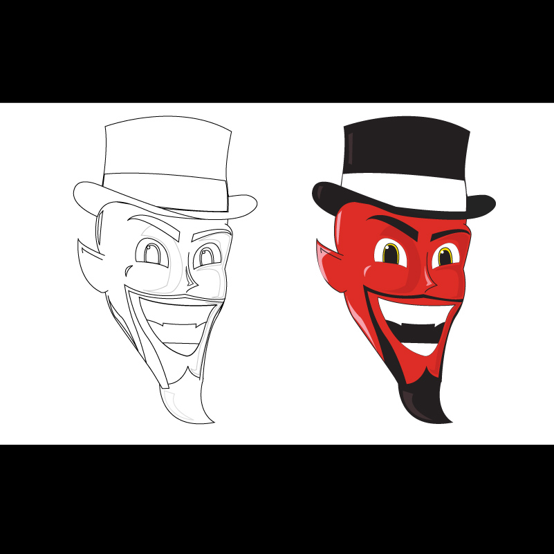 Illustration Design by Porky Creative Studio for this project | Design #228139