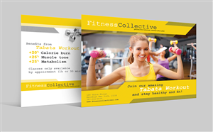 Postcard Design by FMatos for Fitness Collective | Design: #4795906