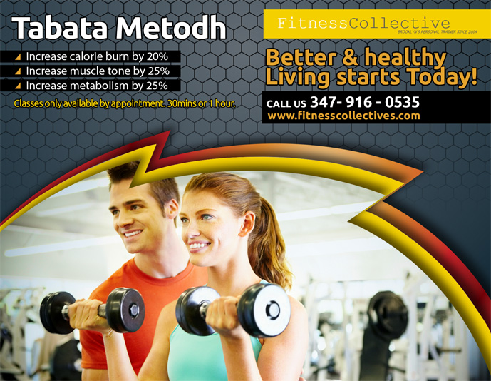 Postcard Design by eme for Fitness Collective | Design #4808009