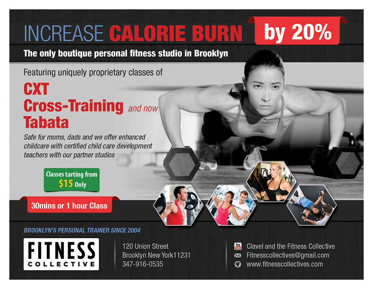 Postcard Design by VEGA-Designs for Fitness Collective | Design #4821289