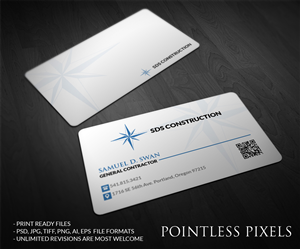 Business Card Design by Pointless Pixels India for this project | Design: #4795587